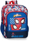 Ghiozdan adaptabil scoala baieti, 2 compartimente, Spiderman Hero, Marvel